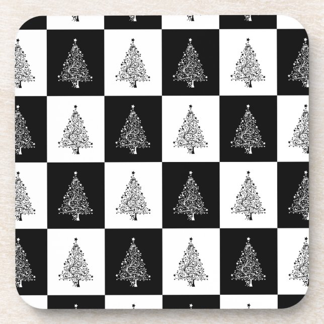 Chirstmas Tree Chess Coaster (Front)