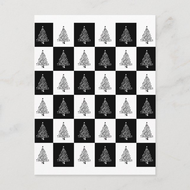 Chirstmas Tree Chess Holiday Card (Front)