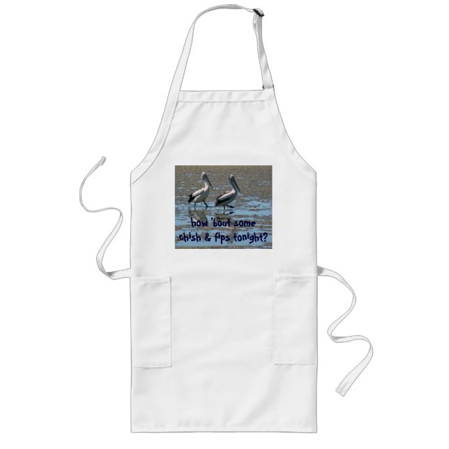 chish & fips long apron (Front)