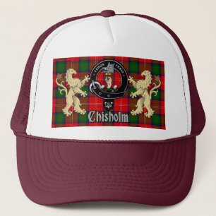 Chisholm Clan Badge & Tartan Trucker Hat