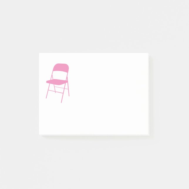 Chisholm | Folding Chair Notes | Light Pink (Front)