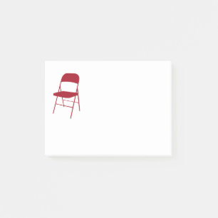 Chisholm Folding Chair Notes Red