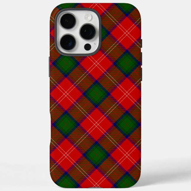 Chisholm tartan red green plaid Case-Mate iPhone case (Back)