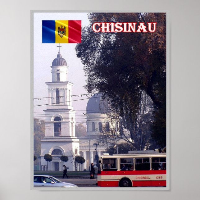 Chisinau - Moldova - Center - Poster (Front)