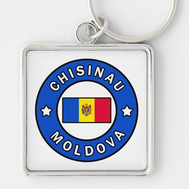 Chisinau Moldova Key Ring (Front)