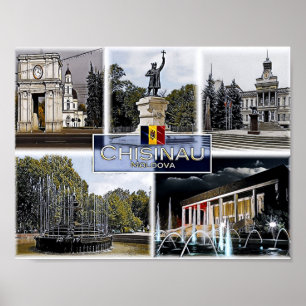 Chisinau - Moldova - Mosaic - Poster