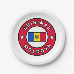 Chisinau Moldova Paper Plate