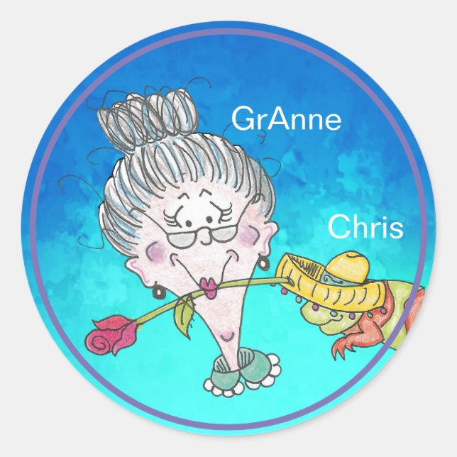 Chistmas Chameleon Stickers (Front)