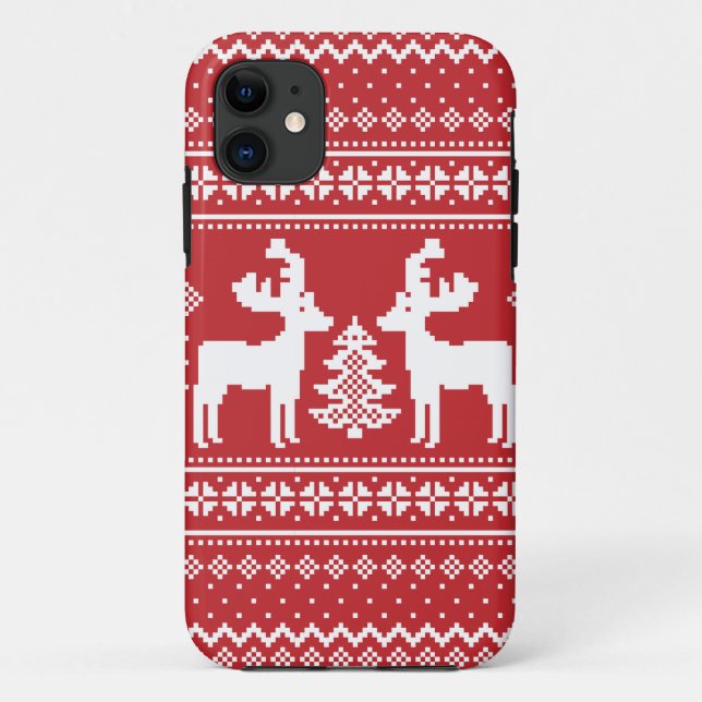 Chistmas motif Case-Mate iPhone case (Back)