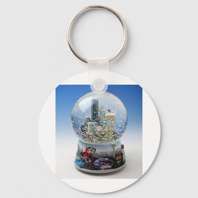Chistmas Snow Globe Key Ring (Front)