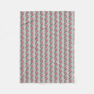 chistmas stocking fleece blanket