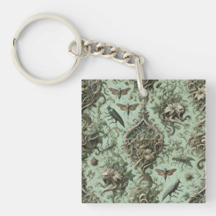 Chitinous Elegy – Gothic Insect Key Ring