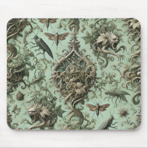 Chitinous Elegy – Gothic Insect  Mouse Mat