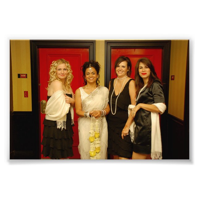 Chitra & Jeffrey: Wedding Photo Print (Front)