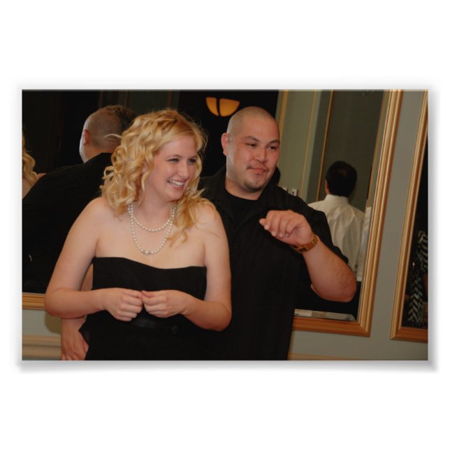 Chitra & Jeffrey: Wedding Photo Print (Front)