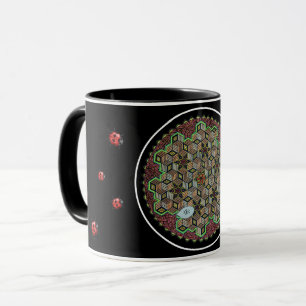 Chitta Vritti Nirodha (hand-drawn color) Mug