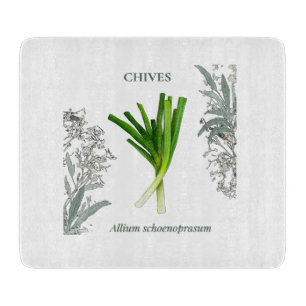 Chives — Allium schoenoprasum Cutting Board