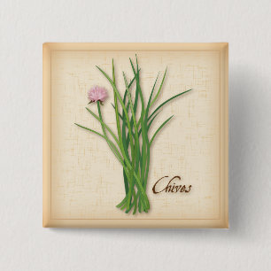 Chives Herb Button