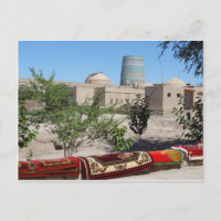 Chiwa, Khiva Blick zum Kalta-Minor-Minarett