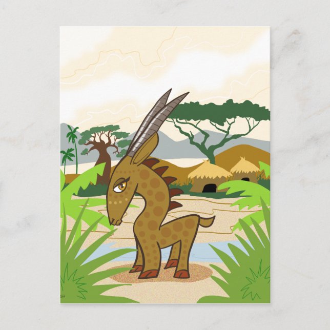 Chiwara Postcard (Front)