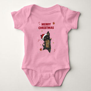 Chiwawa Christmas Dog Winter Animals Dogs Baby Bod Bodysuit