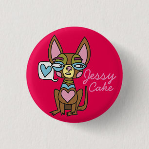 Chiwawa Jessy Cake Swipes in 3 Cm Round Badge