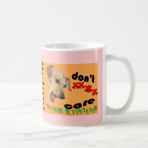 Chiweenie Don't Care Coffee Mug