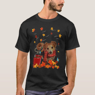 Chiweenie Fall Chocolate Hot Dog Autumn T-Shirt