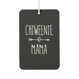 chiweenie mama chihuahua mum gift car air freshener