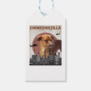 Chiweeniezilla Funny Chiweenie T-Shirt Dog Lovers Gift Tags