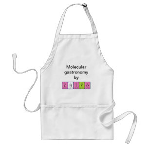 Chiyo periodic table name apron
