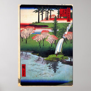 Chiyogaike Pond in Meguro Poster