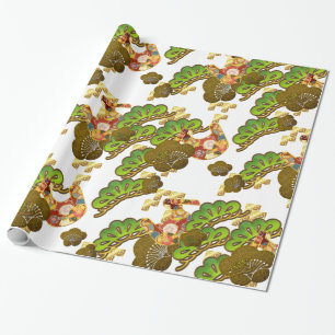 Chiyogami-Washi Styled wrapping paper