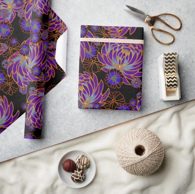 Chiyogami Yuzen Washi Style pattern Wrapping Paper (Crafts)