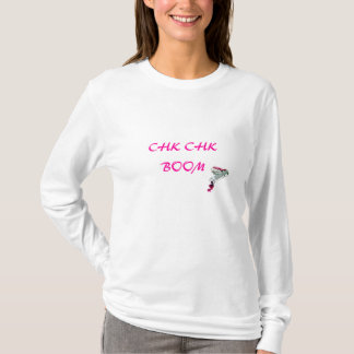 CHK CHK BOOM PINK GUN TSHIRT