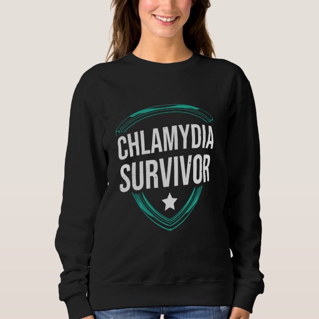 Chlamydia Survivor 1 Sweatshirt (Front)