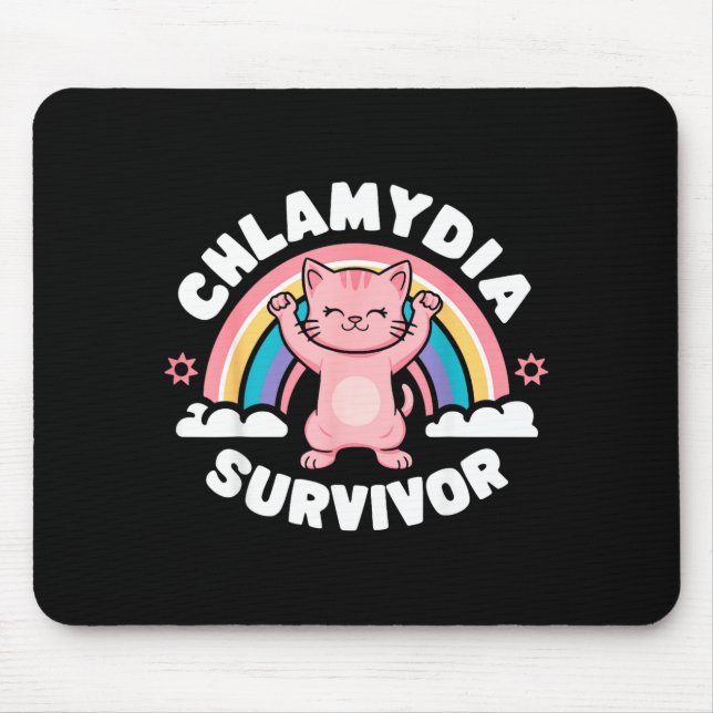 Chlamydia Survivor  Mouse Mat (Front)