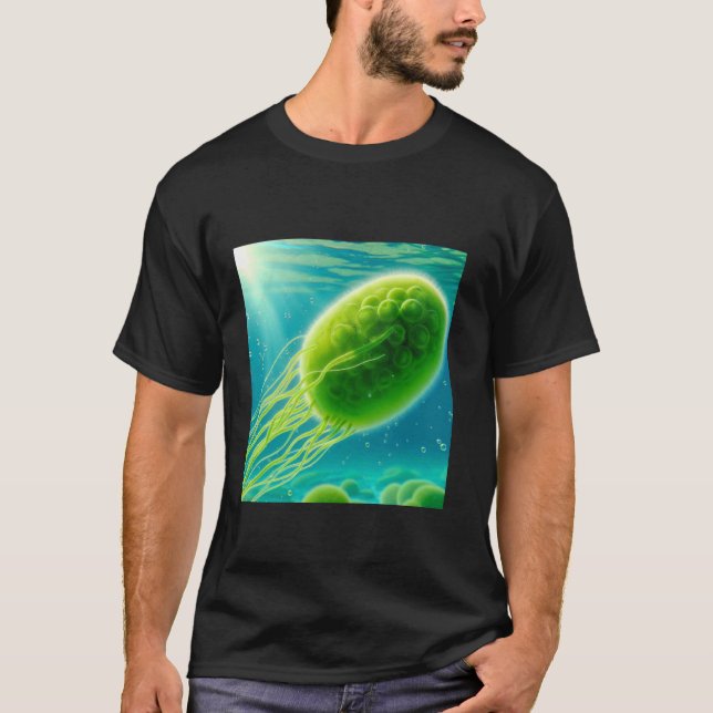 Chlamydomonas Green Algae  1 T-Shirt (Front)
