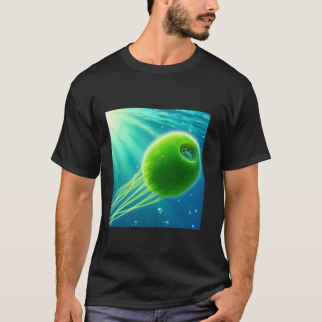 Chlamydomonas Green Algae T-Shirt (Front)