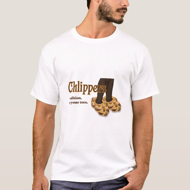 Chlippers T-shirt (dark skin tone) (Front)