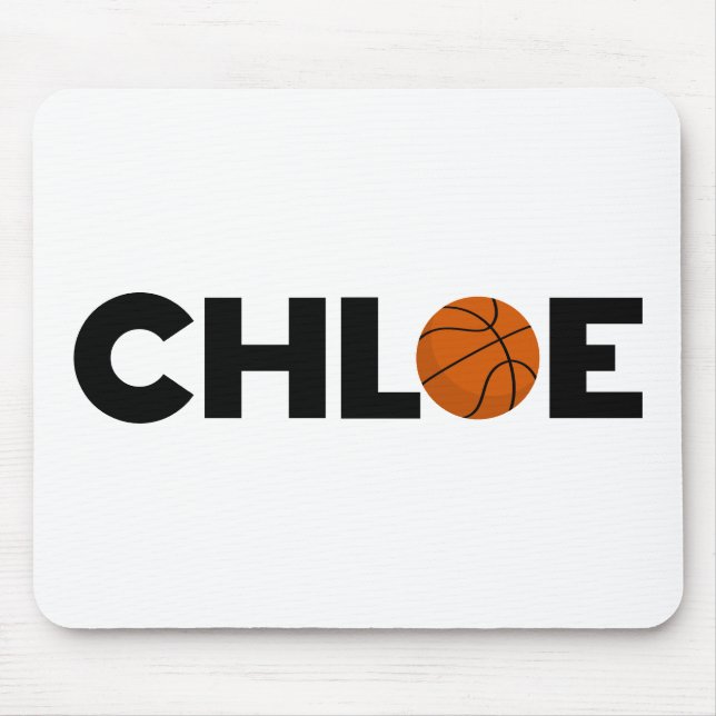Chloe Basketball Mouse Mat (Front)