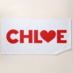 Chloe Love Beach Towel