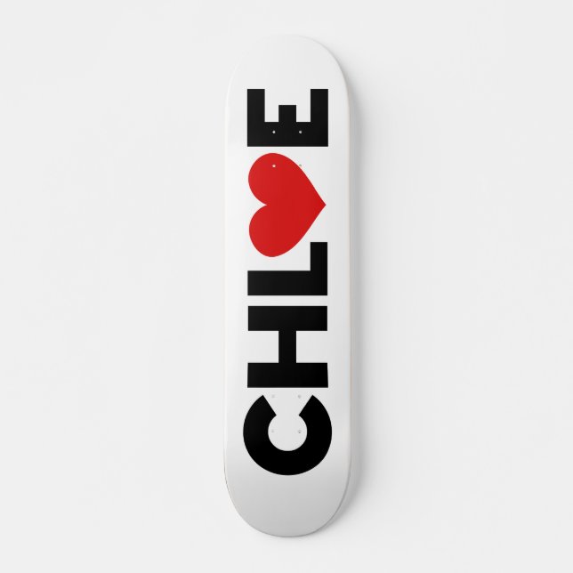 Chloe Love Skateboard (Front)
