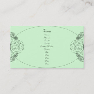 Chloe - Mint Business Card