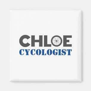 Chloe Mountain Biker Magnet