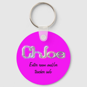 Chloe Name Tag Key Chain