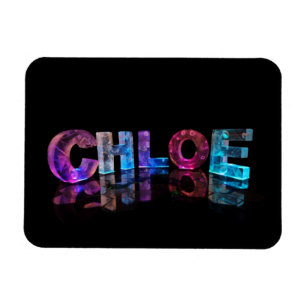 Chloe- Popular Girls Names in 3D Lights Magnet