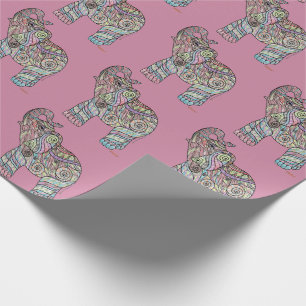 Chloé’s Colouring Art Wrapping Paper