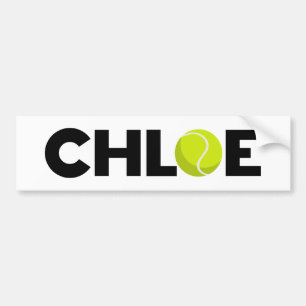 Chloe Tennis Bumper Sticker