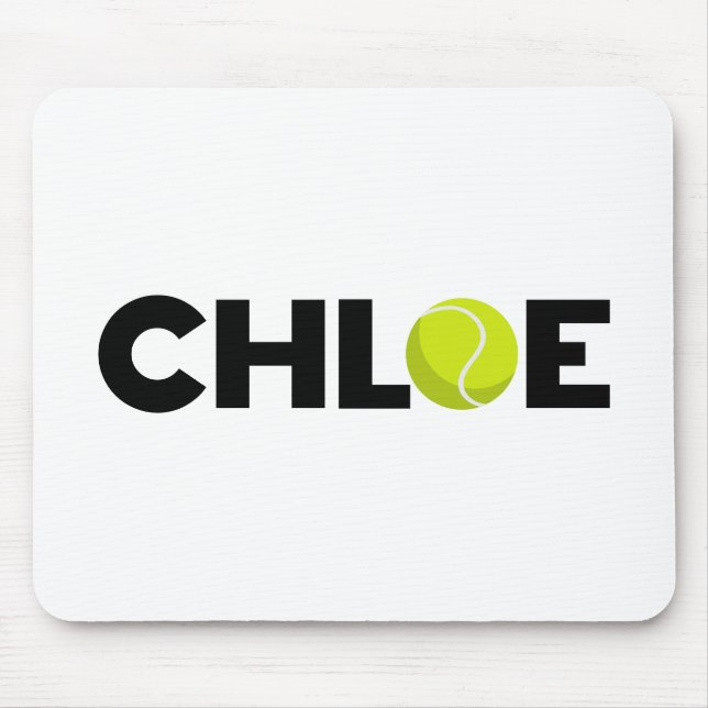 Chloe Tennis Mouse Mat (Front)